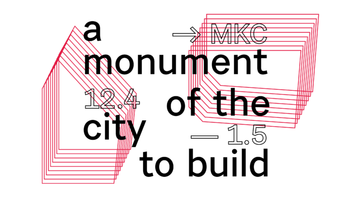 A monument of the city to build